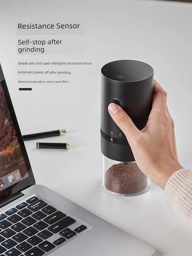 Portable Electric Coffee Grinder - مطحنة قهوة كهرب...