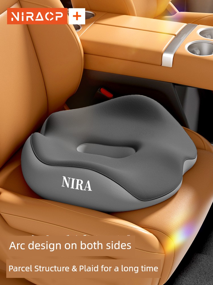 Car Lumbar Cushion Integrated All Year Round Neutral Women's Seat Cushion Small Driver Seat Cushion Main Driving Heightening Insole