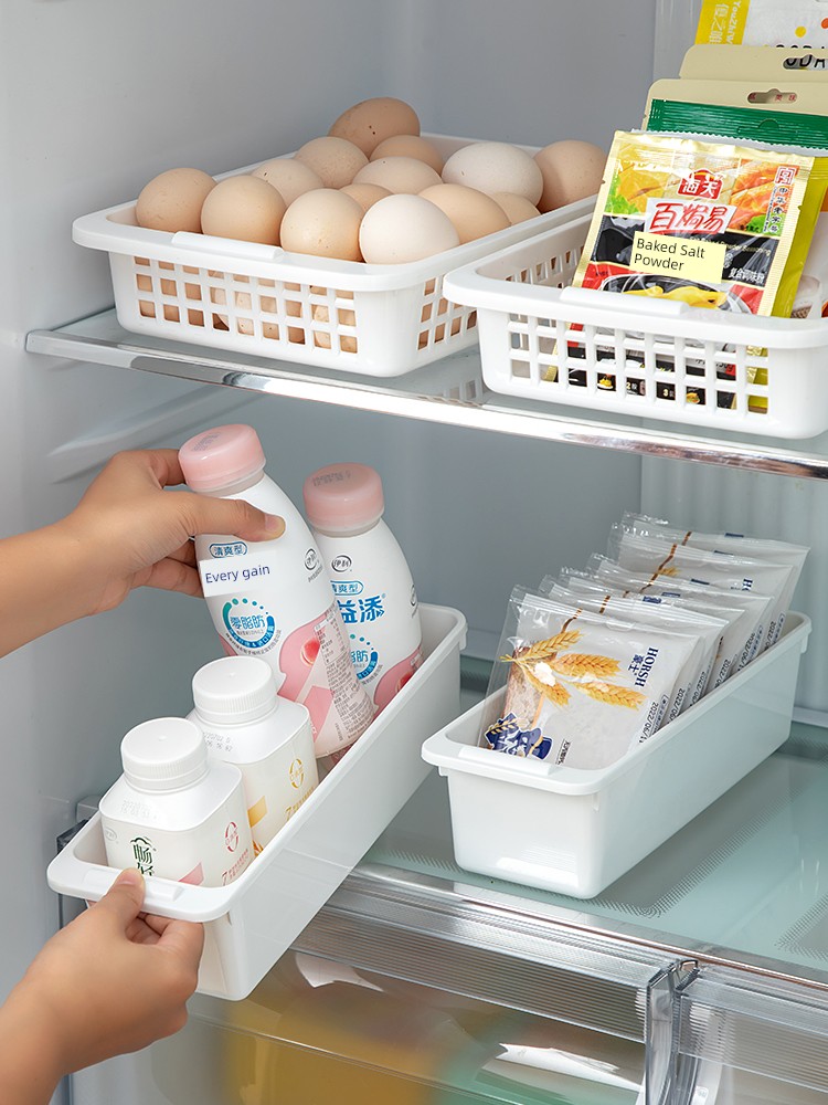 Refrigerator Storage Box Eggs Finishing Box Separately Packed Case Noodles Crisper Food Grade Handy Gadget Food Holder Special