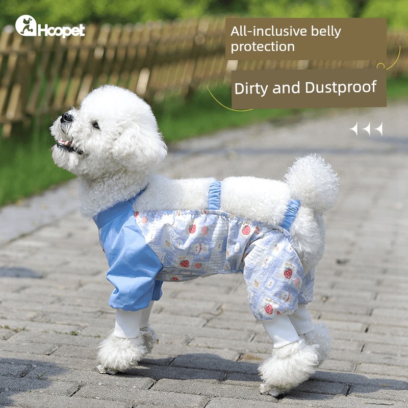 Puppy Four-Legged Pet Clothing Bichon Anti-Dirty Dog