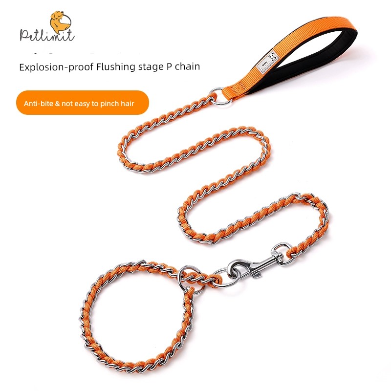 Pet Dog Training Dog Leash Golden Retriever P Chain