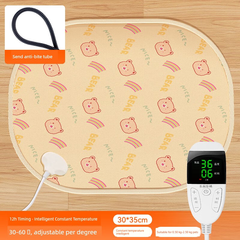 Hipidog Pet Constant Temperature Electric Blanket Cat Heating Mat Cat Nest Waterproof Anti-Scratch Bite Small