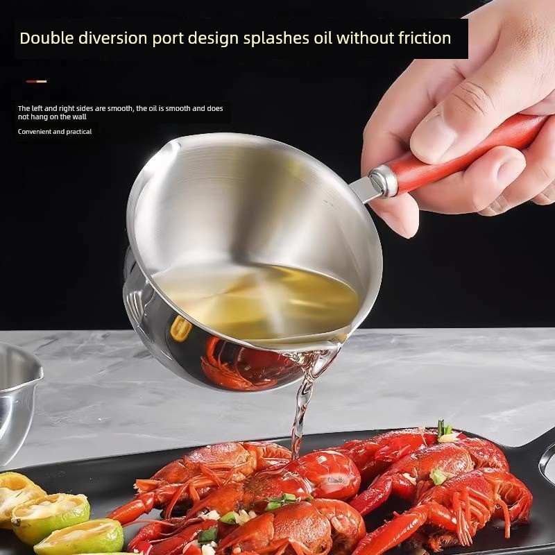 304 Stainless Steel Kitchen Oil Small Pot