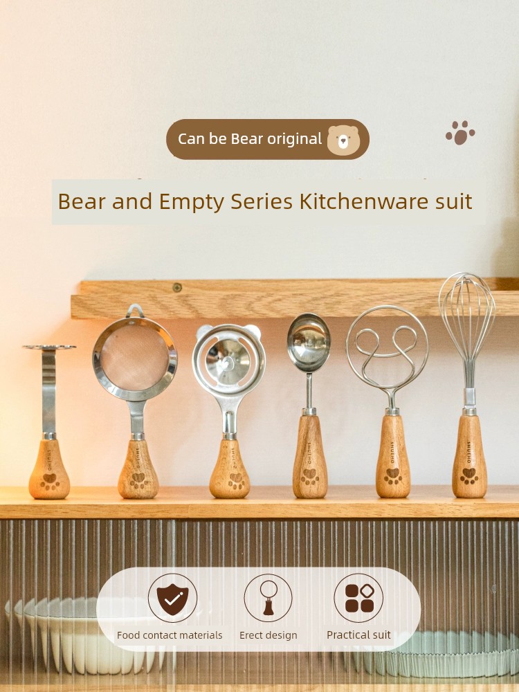 Tree Can Baby Baby Solid Food Small Tools Full Set Baking at Home Egg Beater Making Cake Steamed Cake Mold Suit