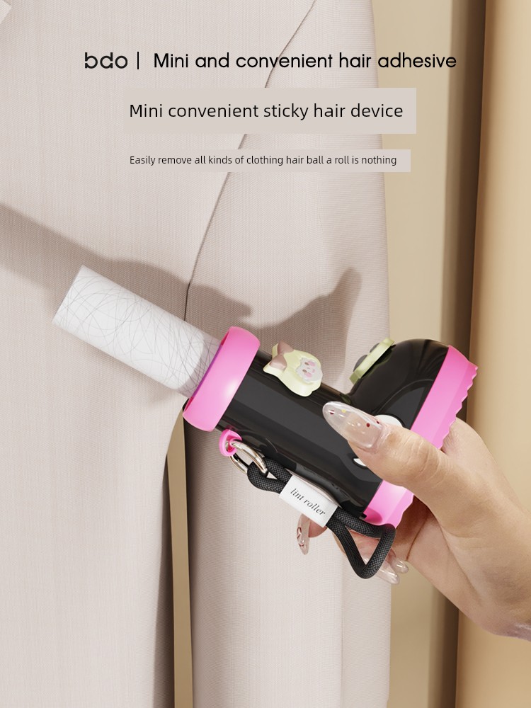 Mini Portable Lent Remover Roller Powerful Artifact Tearable Paper Portable Clothing Hair Cat Roller Brush Hair Stick Device