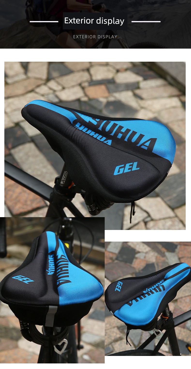 Premium Soft Silicone Bicycle Seat Cushion Cover