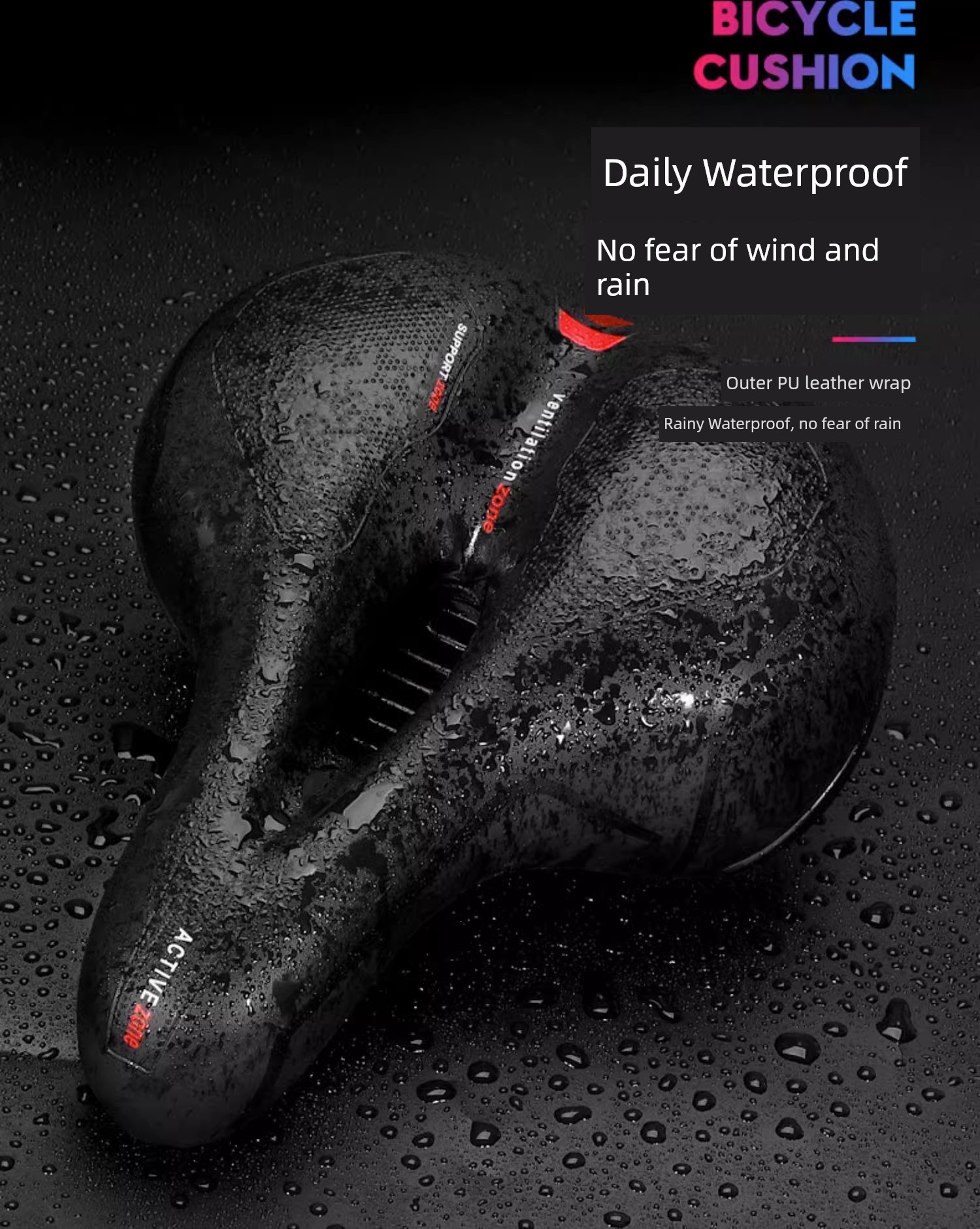 Widened Soft Bike Saddle Seat Cover - Best Seller