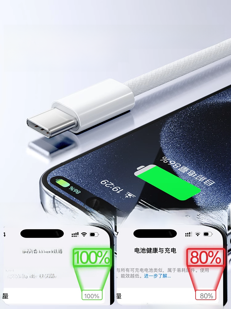BS Certified Mobile Phone Tablet Charging Cable Apple