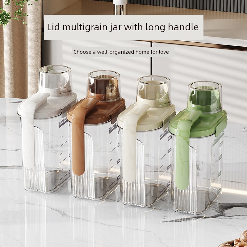 Rice Bucket For Home Insect-Proof Moisture-Proof Sealed Flour Storage Tank Oiler Noodle Jar Rice Cereals Storage Box