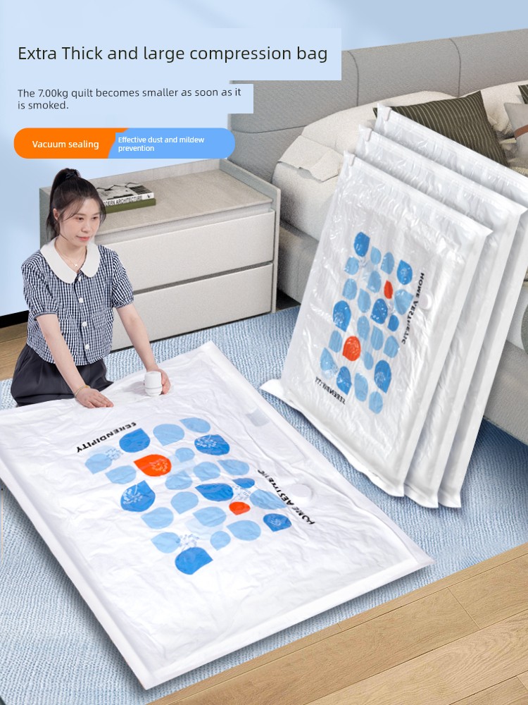 Storage Doctor Vacuum Compression Bag down Jacket Clothes Quilt Quilt Extra Large Buggy Bag For Home Thickened