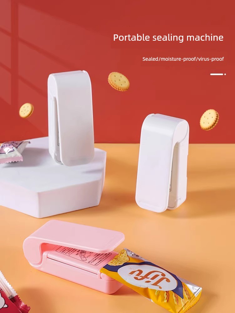 Snack Capper Small Mini Plastic-Envelop Machine Packaging For Home Plastic Bags Food Preservation Vacuum Sealing Machine