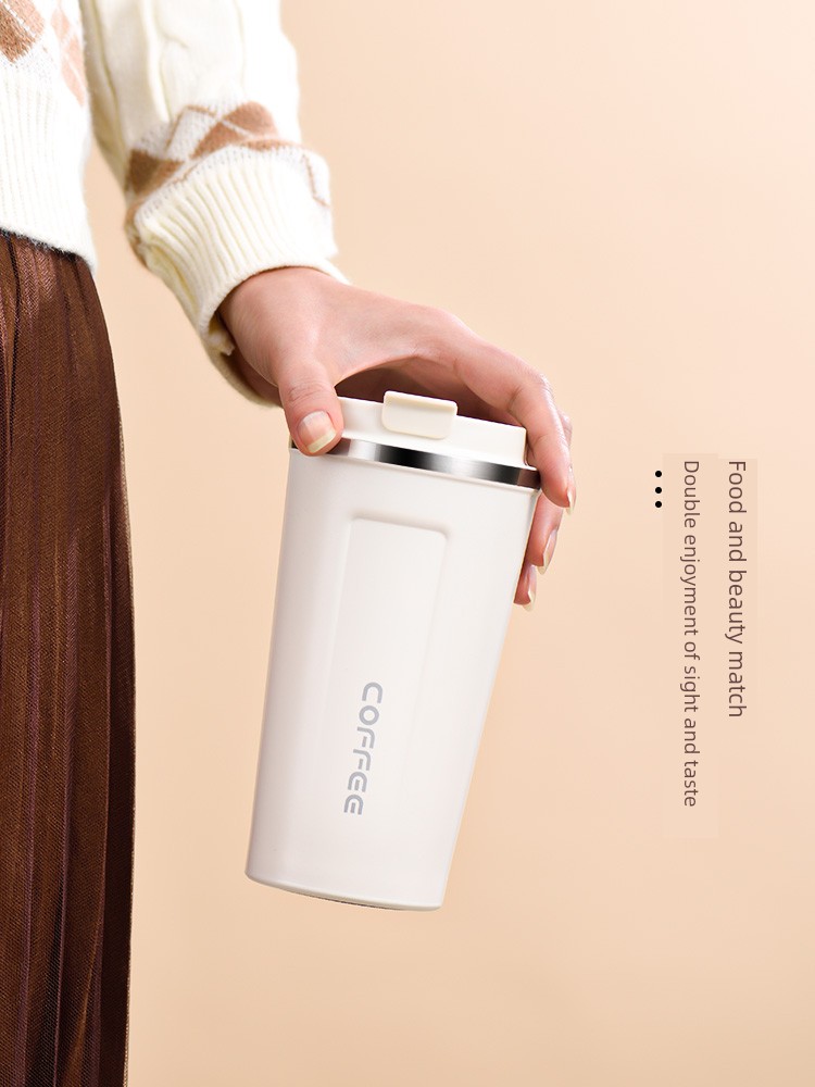 Coffee Cup Vacuum Cup 316 Stainless Steel Large Capacity Male Cola Female Student Portable Convenient Cold Water Cup