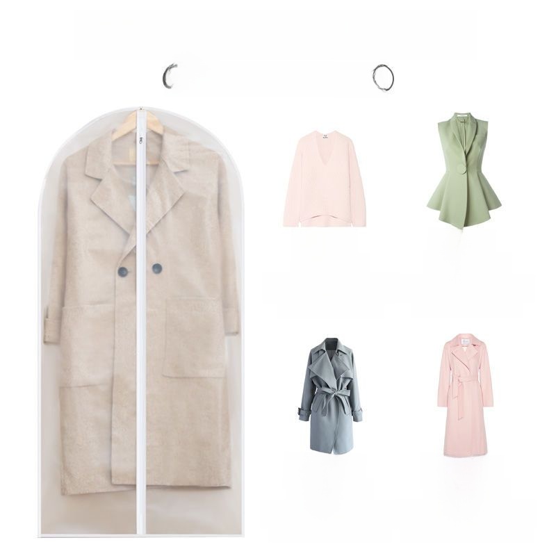 Dust-Proof Suit down Jacket For Home Transparent Hanging Clothes Bag