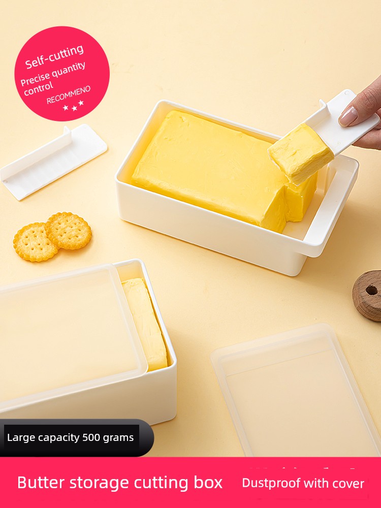 Sub-Packaging Refrigerator Cheese Slice Cutter Storage Box
