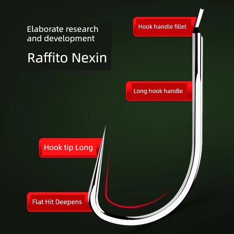 Special Bulk Blype Reverse Fishing Non-Barbed Extra-Long Sleeve Hook