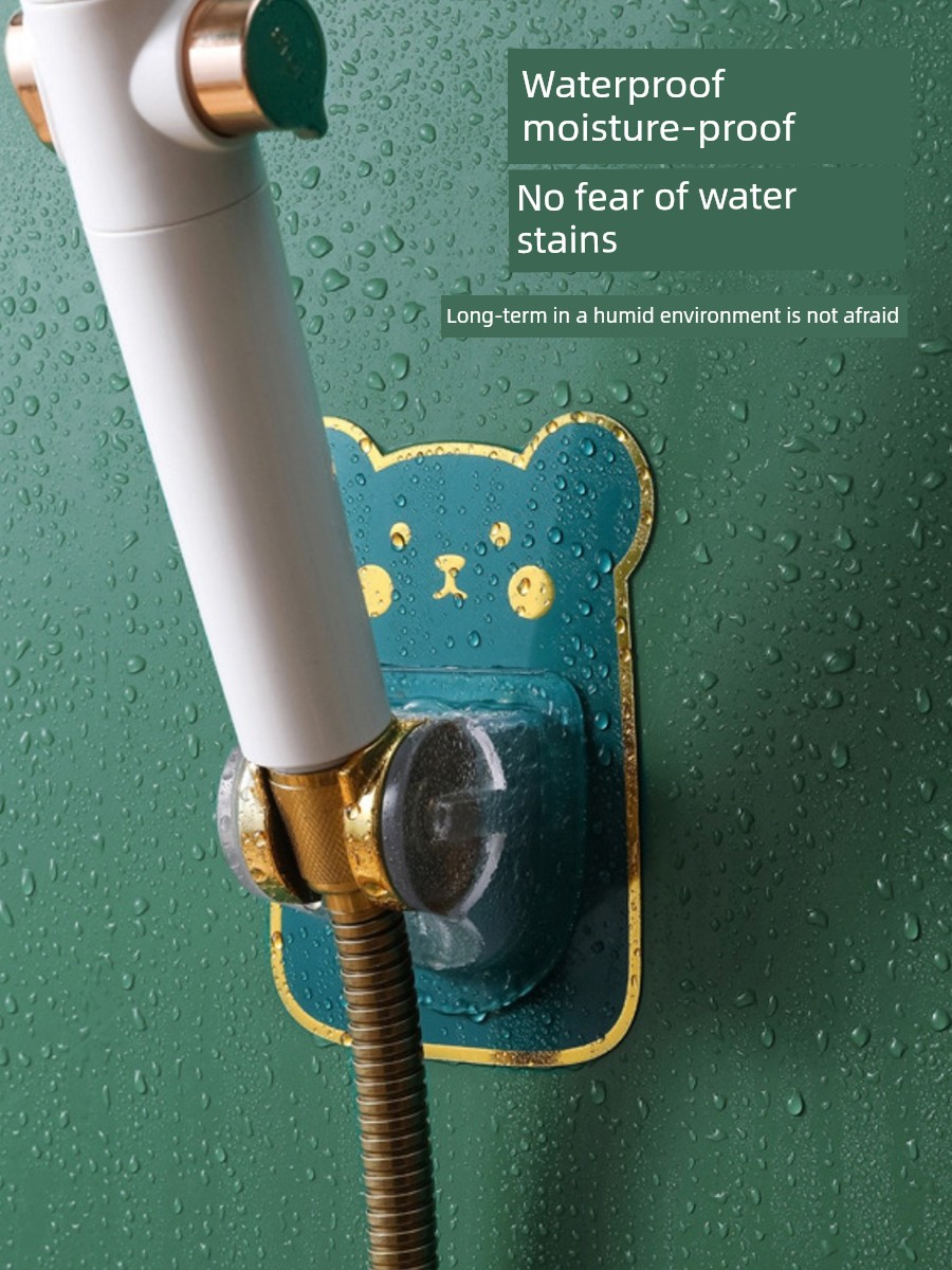 Upgraded Cartoon Punch-Free Bathroom Solid Shower Bracket Shower Bracket Bathroom Nozzle Shower Stand Base