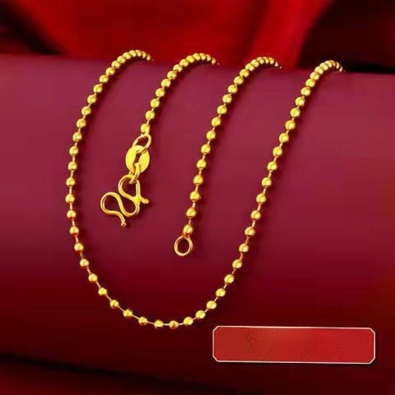 Gold Women's Artificial Non-Fading Genuine Goods Niche Style Necklace