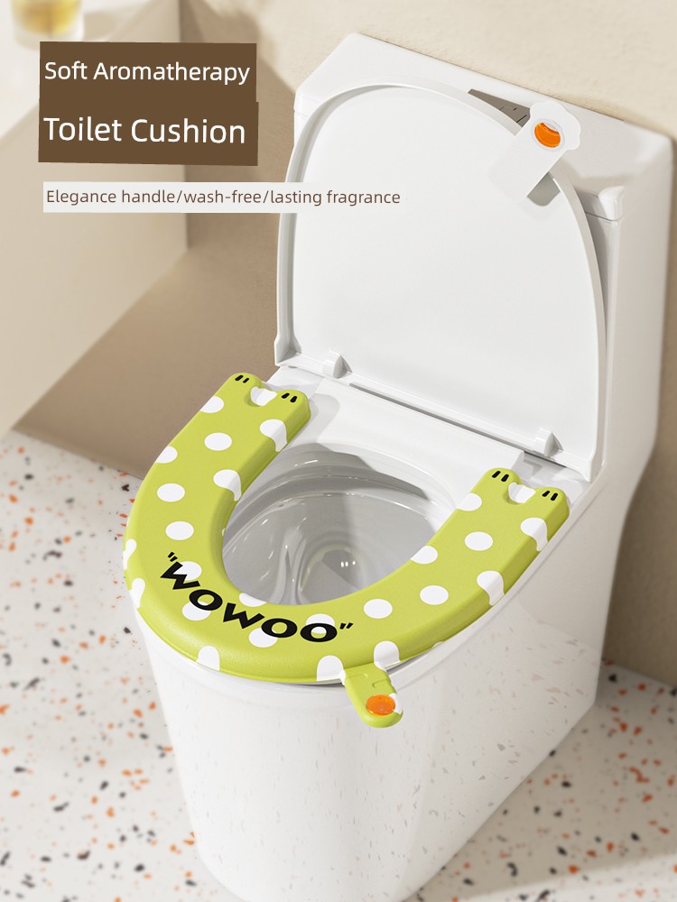 Half Pack Aromatherapy Toilet Mat For Home All Year Round Neutral Pedestal Ring Household Paste Type Waterproof Disposable Closestool Mat