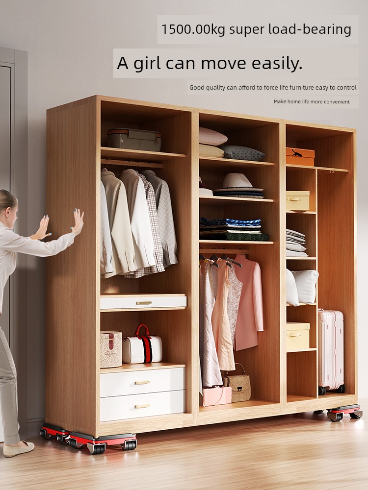 Moving Weight Handy Gadget Moving Universal Wheel Furniture Handling Refrigerator Base Lifting Bed Pulley Universal Movable Device Shift