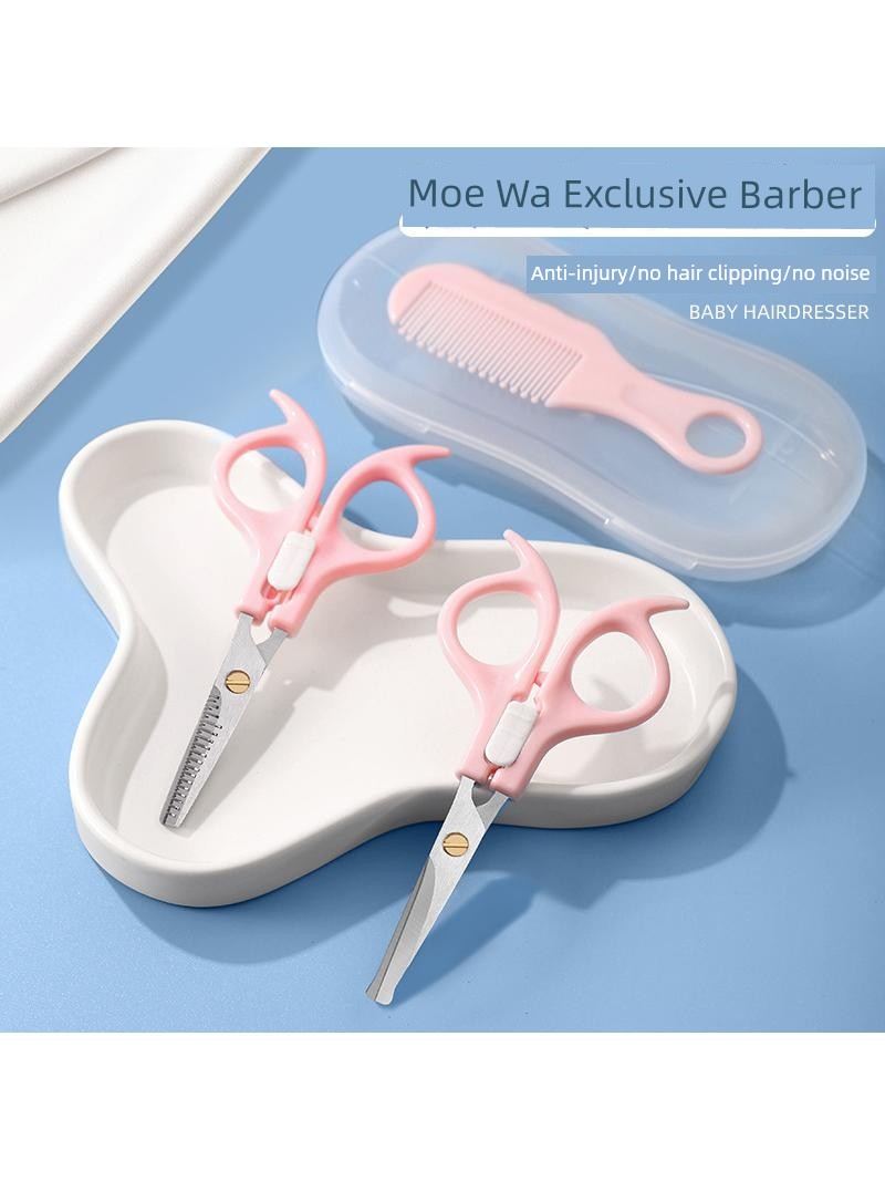 Jujiajia Portable Home Children Hairdressing Scissors Hair Dressing Tool Baby Hair Cutting Scissors Hair Salon Fringe Scissors Square Meters