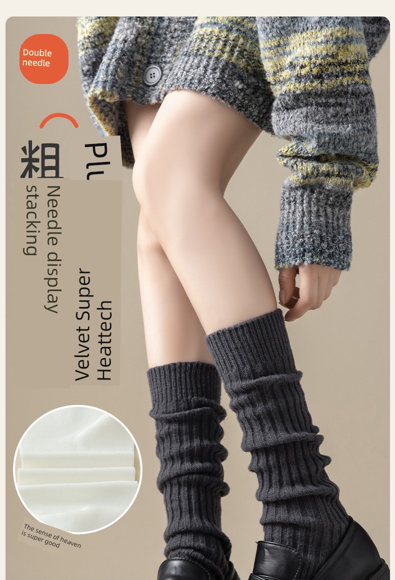 Warm Shark Leg Warmers & Socks Set for Women