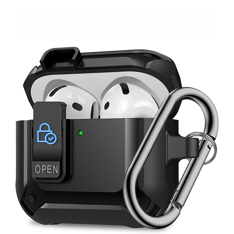 Airpodspro2 Protective Case Buckle AirPods 4 Generation Shell for Apple Headphone Case Airpodspro Protective Case Drop-Resistant Huaqiang North 3 Generation Yue Hu 4 Generation Earphone Sleeves Mech