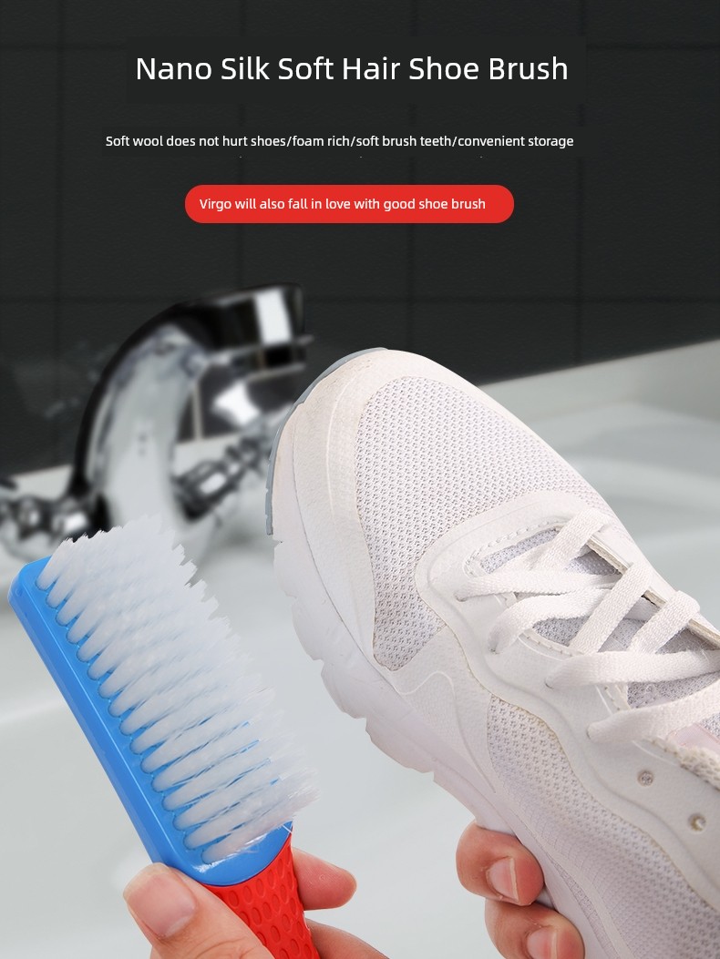 Nano Brush Shoe Brush For Home Washing Shoes Running Shoes Refresh Neutral Soft Brush Soft Fur Soft Long Fur Does Not Hurt Shoes Handy Gadget