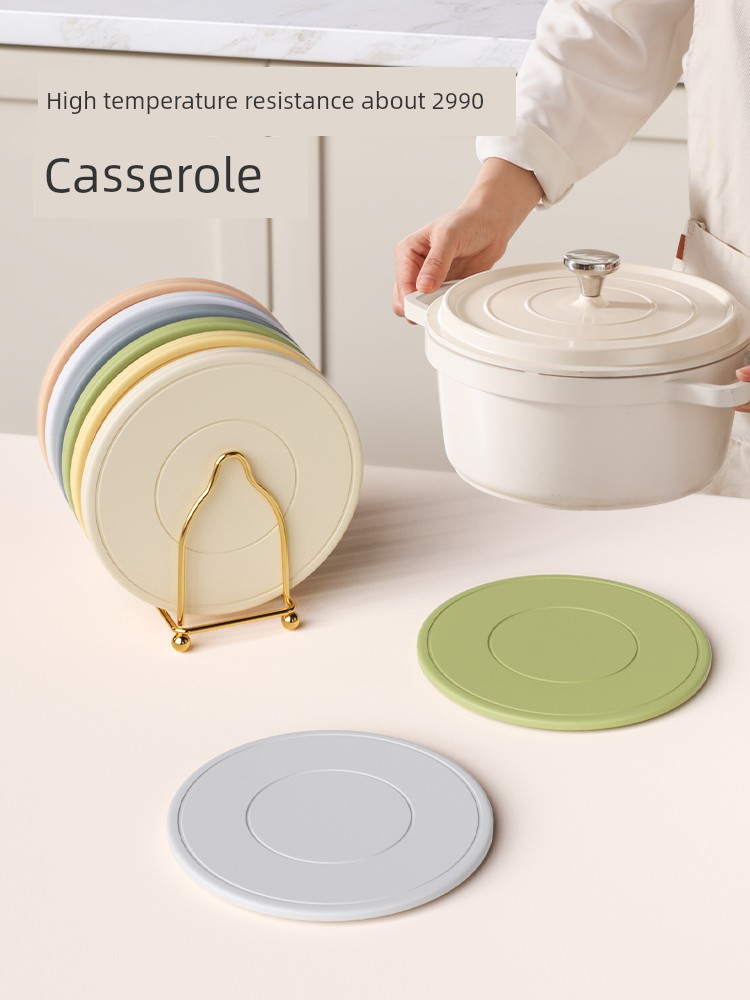 Heat Proof Mat Dining Table Cushion Scald Preventing Met Placemat High Temperature Resistant Silicone Bowl Pad Potholder Table Mat Casserole Mat Potholder Cup Mat Placemat