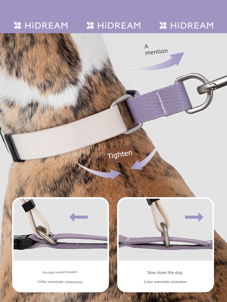 Hidream Explosion-Proof Large Dog Dog Leash Collar