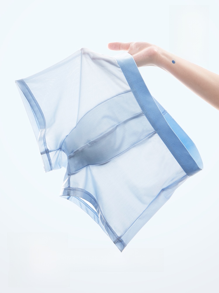 Disposable Underwear Men Boxer Ice Silk Sterilization Daily Disposable Pants Travel Seamless Wash-Free Shorts Business Trip Portable Supplies