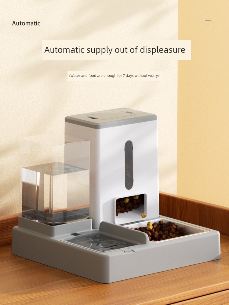 Automatic Pet Feeder Integrated Pet Supplies Cat Bowl