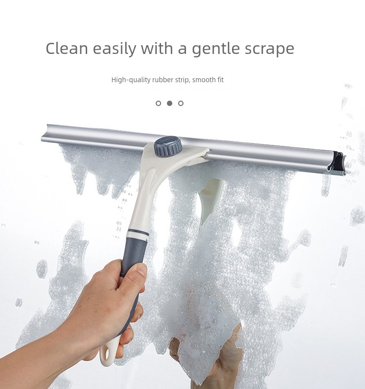 Glass Squeegee For Home Clean-Keeping Dedicated Window Cleaning Wiper Blade Flexible Glue High-Rise Window Cleaning Tool