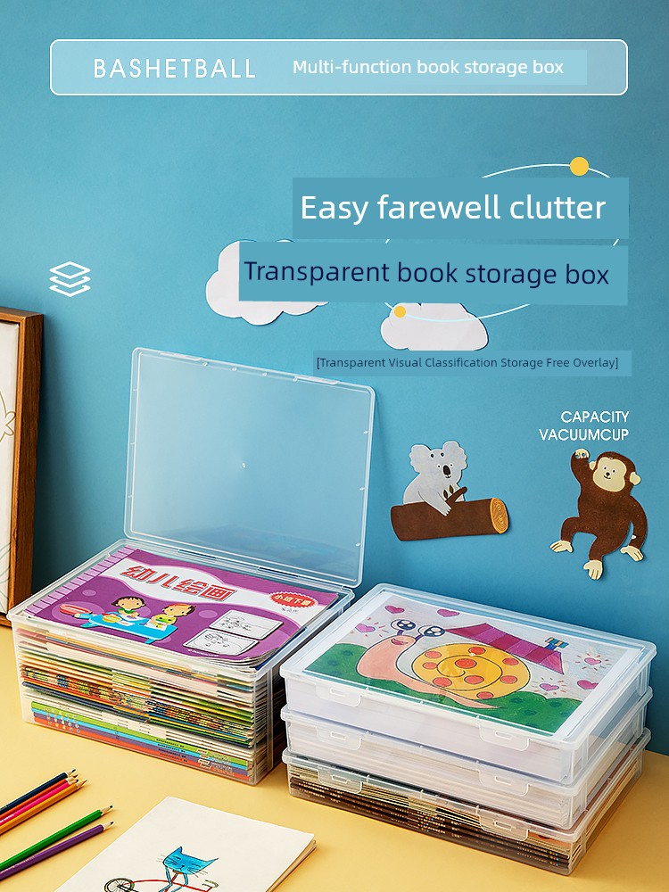 Kids Picture Book Storage Box Book Book Organize Fantastic Toy Oxford Tree Bookshelf Desktop Shelf Cabinet Bookcase