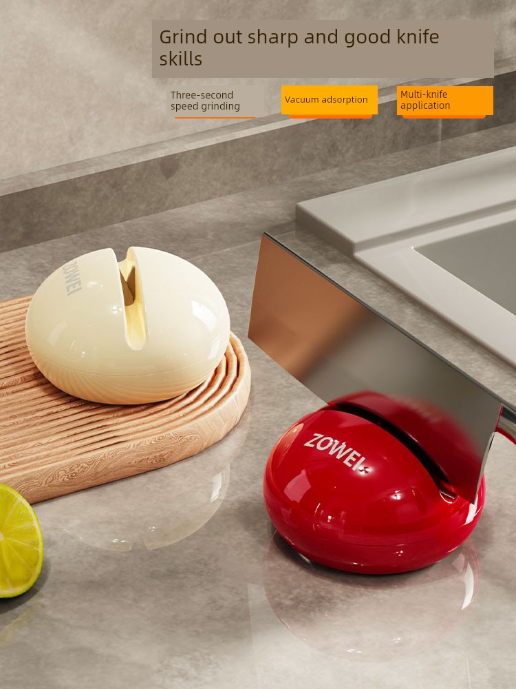 Cream Sucker Sharpener For Home Kitchen Handy Gadget New Arrival Sharpening Stone Fast Sharpening Scissors Kitchen Knife Gadget