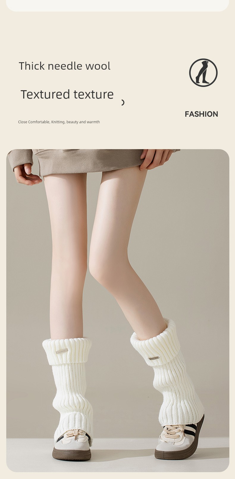 Warm & Cozy Women's Sock Pile Boot Leg Warmers