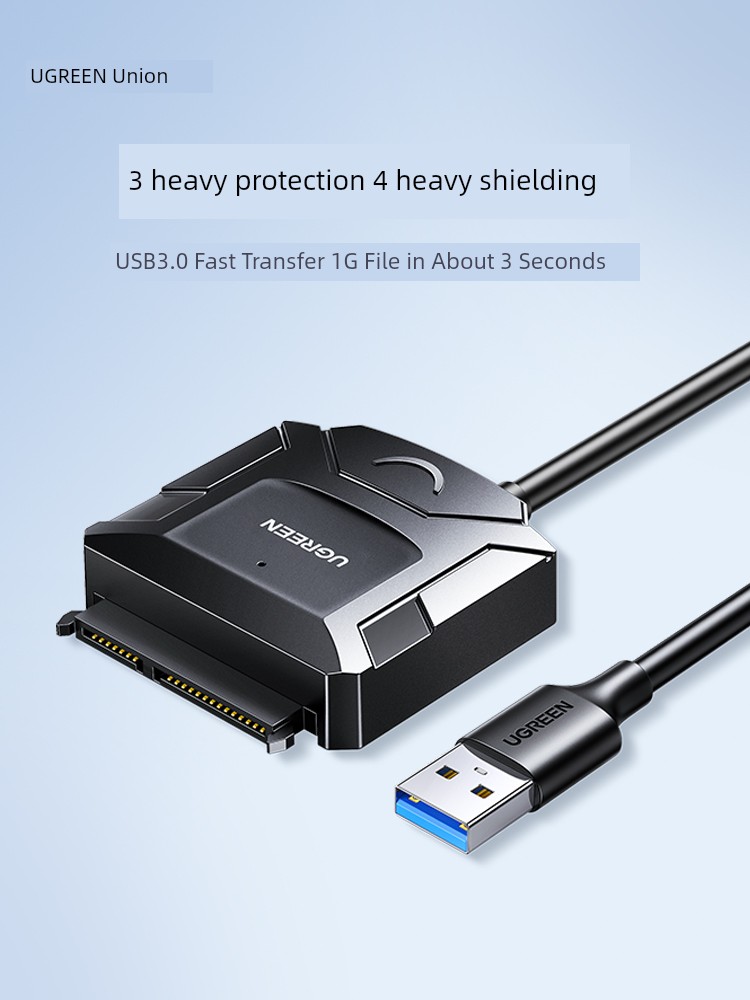 Green Connector Solid State Mechanical Reading USB to IDE Sata