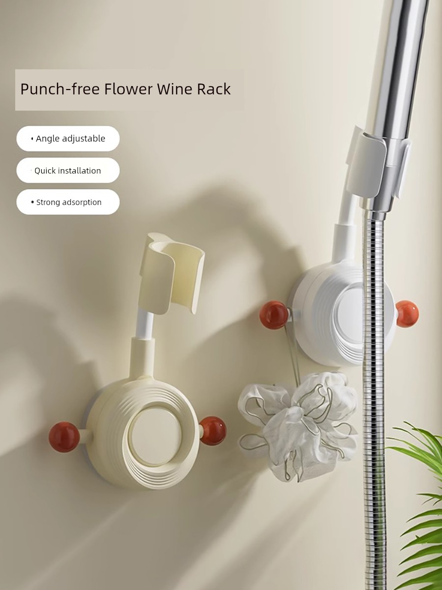 Dopamine Suction Cup Shower Bracket For Home Punch-Free Shower Nozzle Kids Bathroom Holder Rain Hook