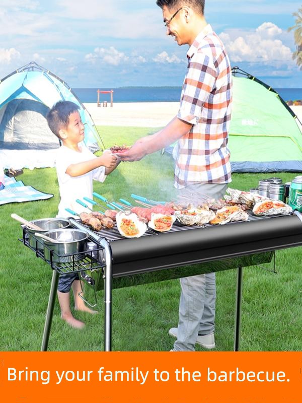 Primitive Man Barbecue Stove For Home Charcoal Barbecue Grill Outdoor Tools Thickened Charcoal Grill Stove Outdoor Barbecue Stove Rack