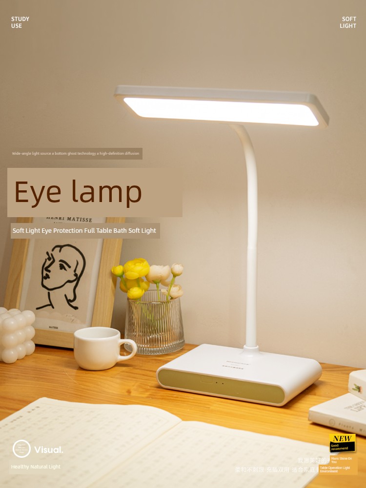 Desk Lamp Eye Protection Learning Special Student Dormitory Touch Children Bedside Bedroom Desktop Reading Work Light Myopia Prevention