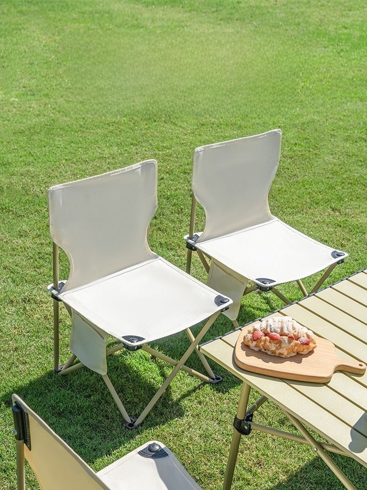 Outdoor Foldable Chair Portable Camping Fishing Board Stool Art Students' Nature Sketch Maza Chair Armchair Storage