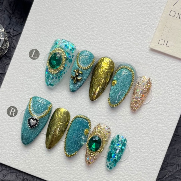 Exotic Handmade Cat Eye Detachable Wear Armor