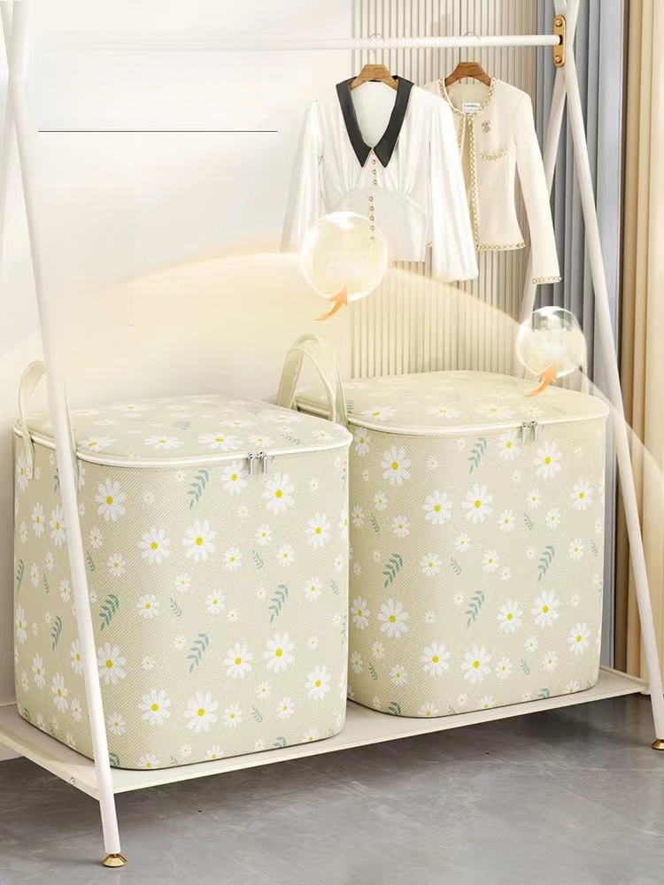 Clothes Quilt Buggy Bag Large Capacity Moving Packing Dustproof Bag Waterproof Moisture-Proof Storage Box Organize the Bag Oversized