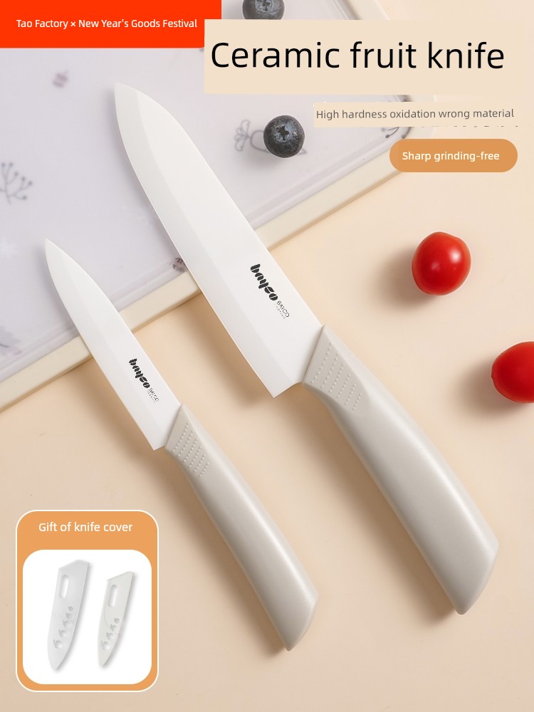 Bayco Portable Fruit Cutting Student Dormitory Ceramic Knife