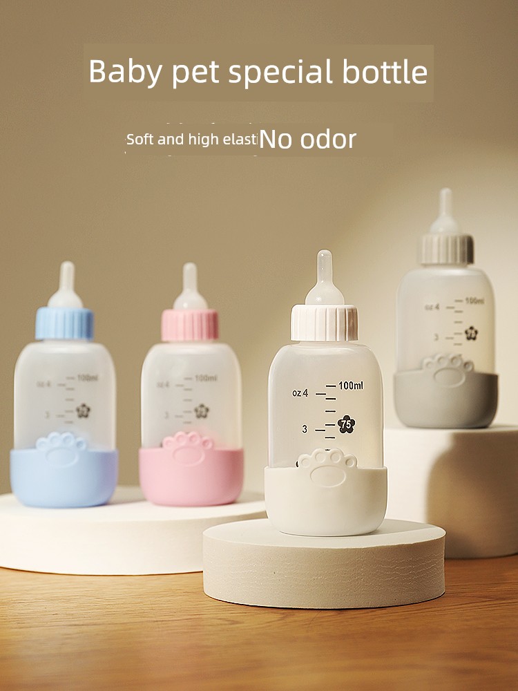 Cat Feeding Bottle Kittens Newborn Pet Puppy Bottle Kitten Special Puppy Dog Milk Feeder Feeding Nipple Supplies