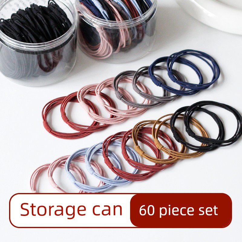 Sichuan Field 60 Net Red Simple Rubber Band Durable Hair Ring