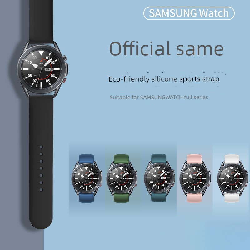 Watch 5 Strap for Samsung Galaxy Watch 3/Classic/4 Th Generation Watch Reverse Buckle Silicone Active Samsung Sports 5 Smart Gears4 40/44