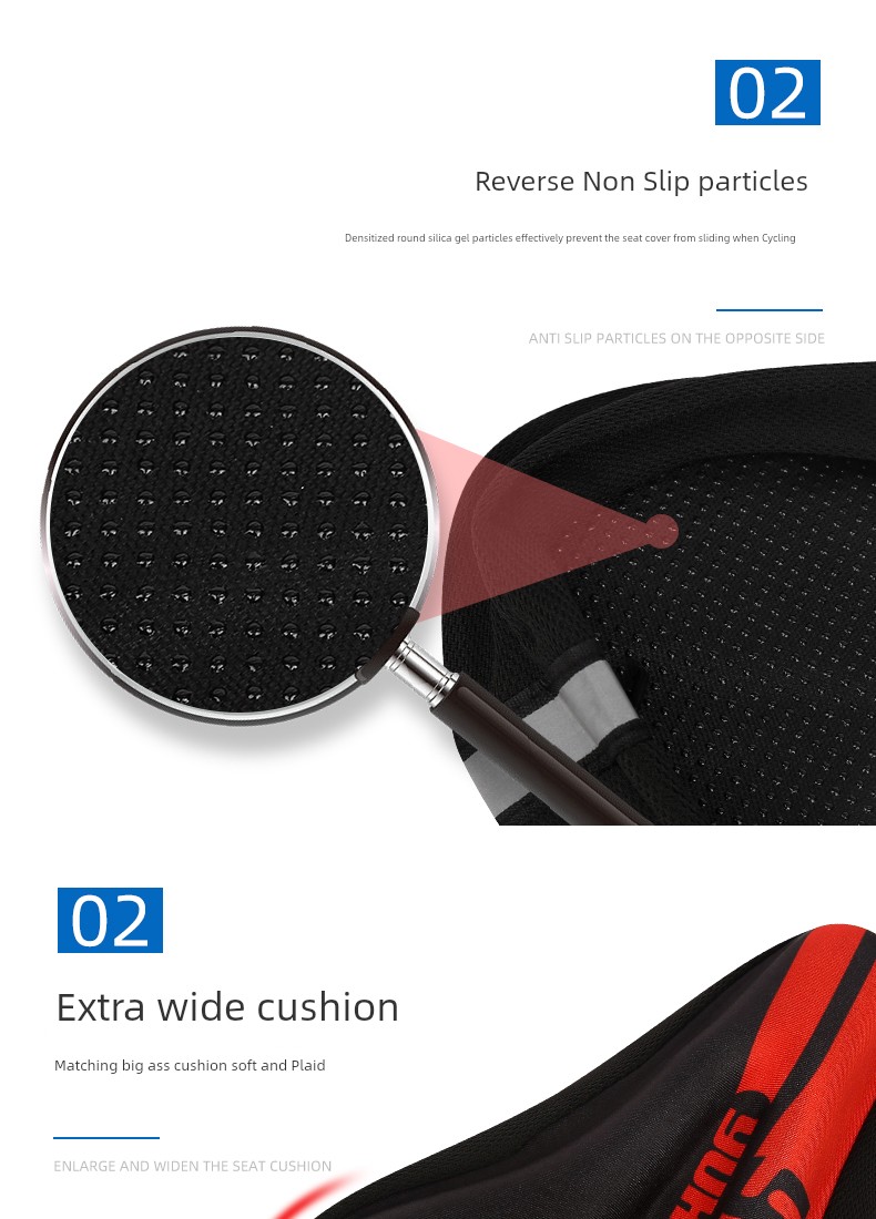 Premium Soft Silicone Bicycle Seat Cushion Cover