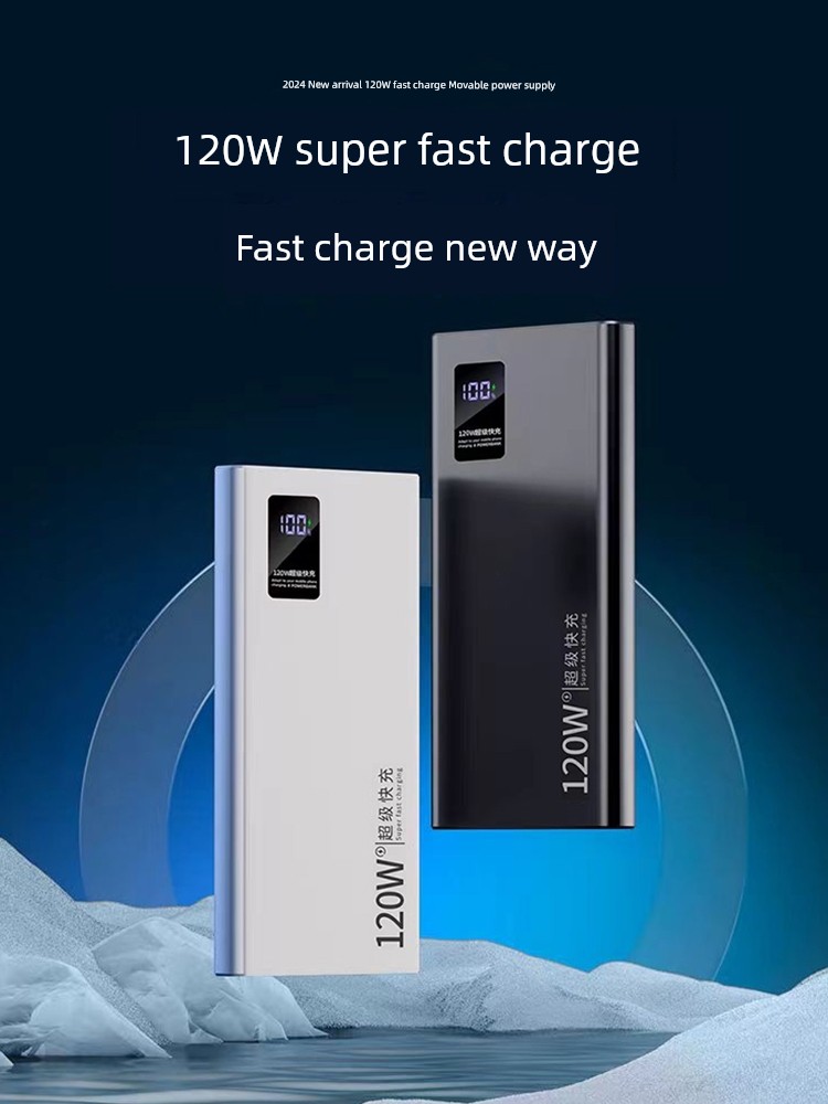 New Arrival Super Fast Charge Power Bank 20000 MA Ultra-Thin Portable Outdoor 50000 Movable Power Supply for Huawei Xiaomi Vivoppo Apple Dedicated Pd20w Official Authentic Products