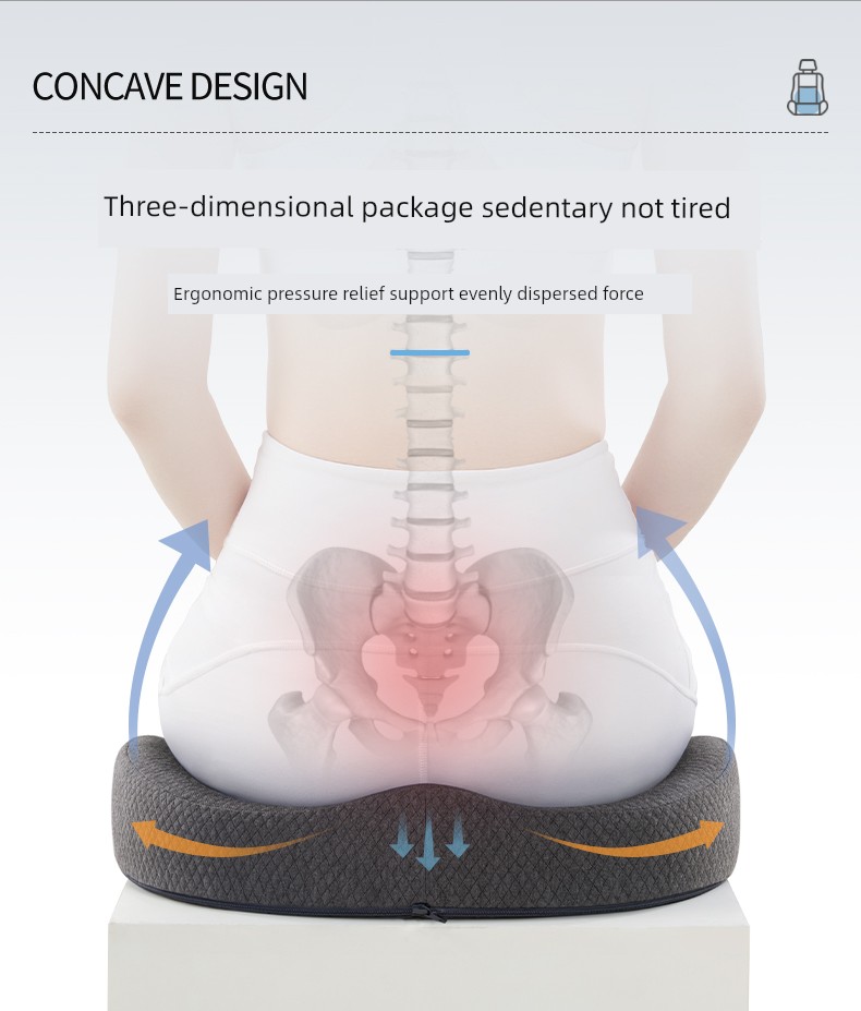 Memory Foam Car Seat Cushion for Comfort Boost
