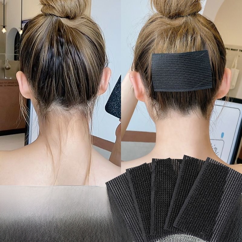 Bang Sticker Hook and Loop Fasteners Cropped Hair Fastener Hair Sticker Female Velcro Styling Updo Hair Hair Patch Stick Hair Accessories Fluffy